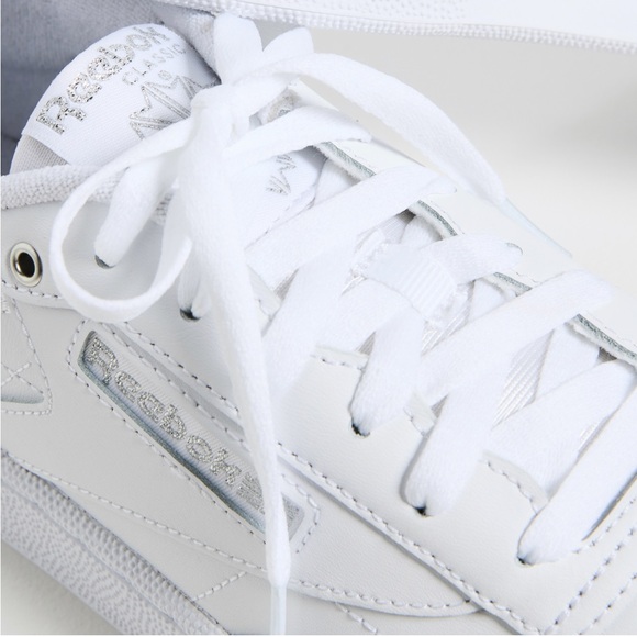 REEBOK CLUB C 85 GLITTER SNEAKERS - Picture 4 of 9